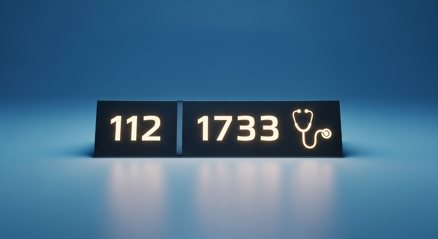 112, 1733 en eigen huisarts — wanneer welke?